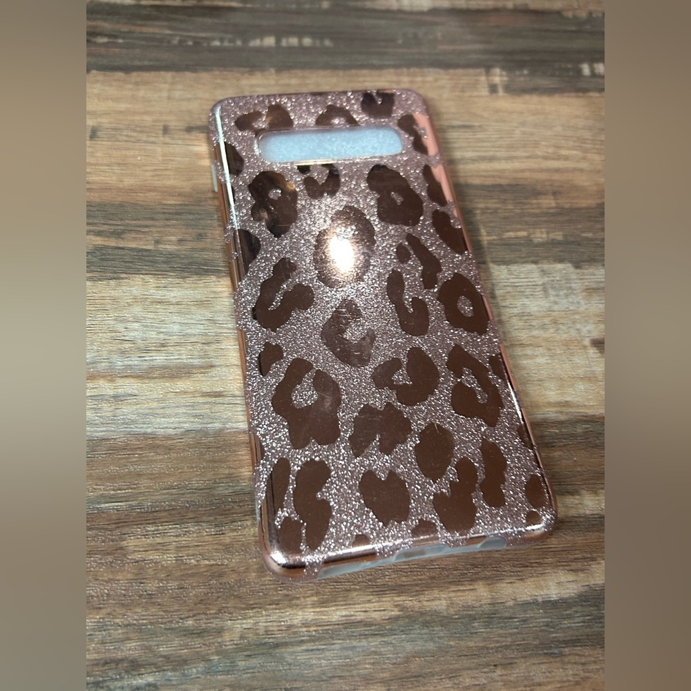 SHEIN Transparent Phone Case with Pink Edge